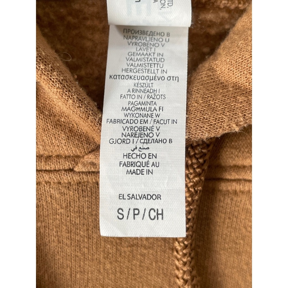 Jerzees Mens Small Hoodie Brown Nucor American Made Steel Graphic Pullover - Picture 4 of 16